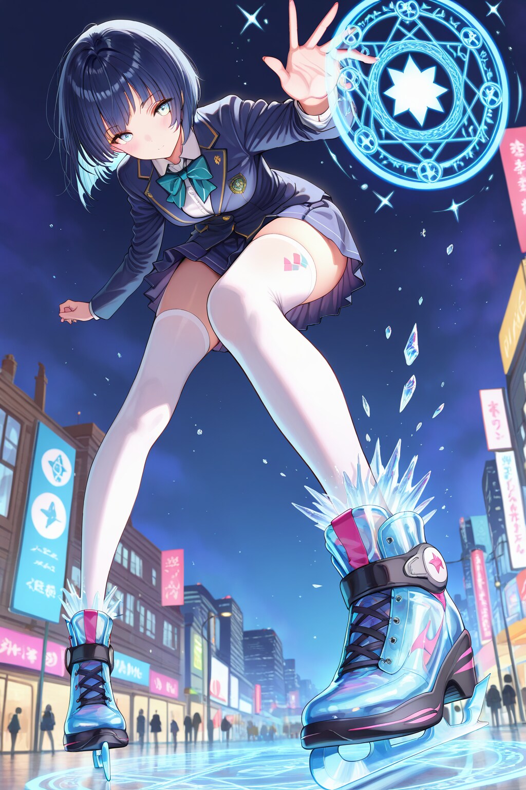 魔法のブーツ試したり