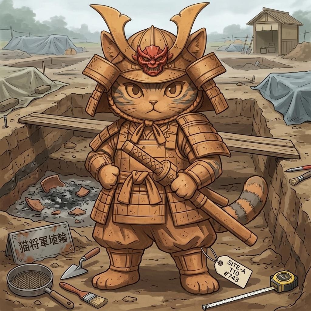 埴輪猫武士