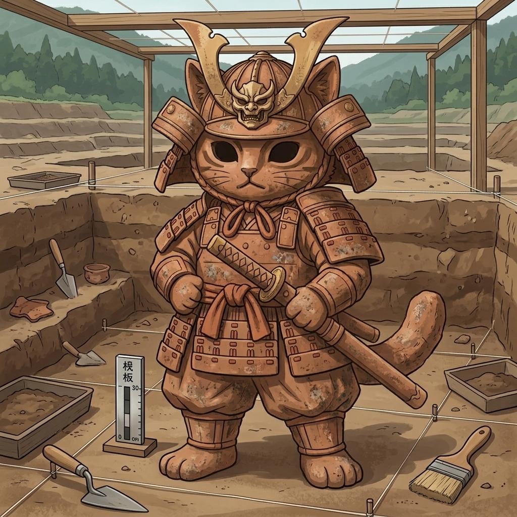 埴輪猫武士