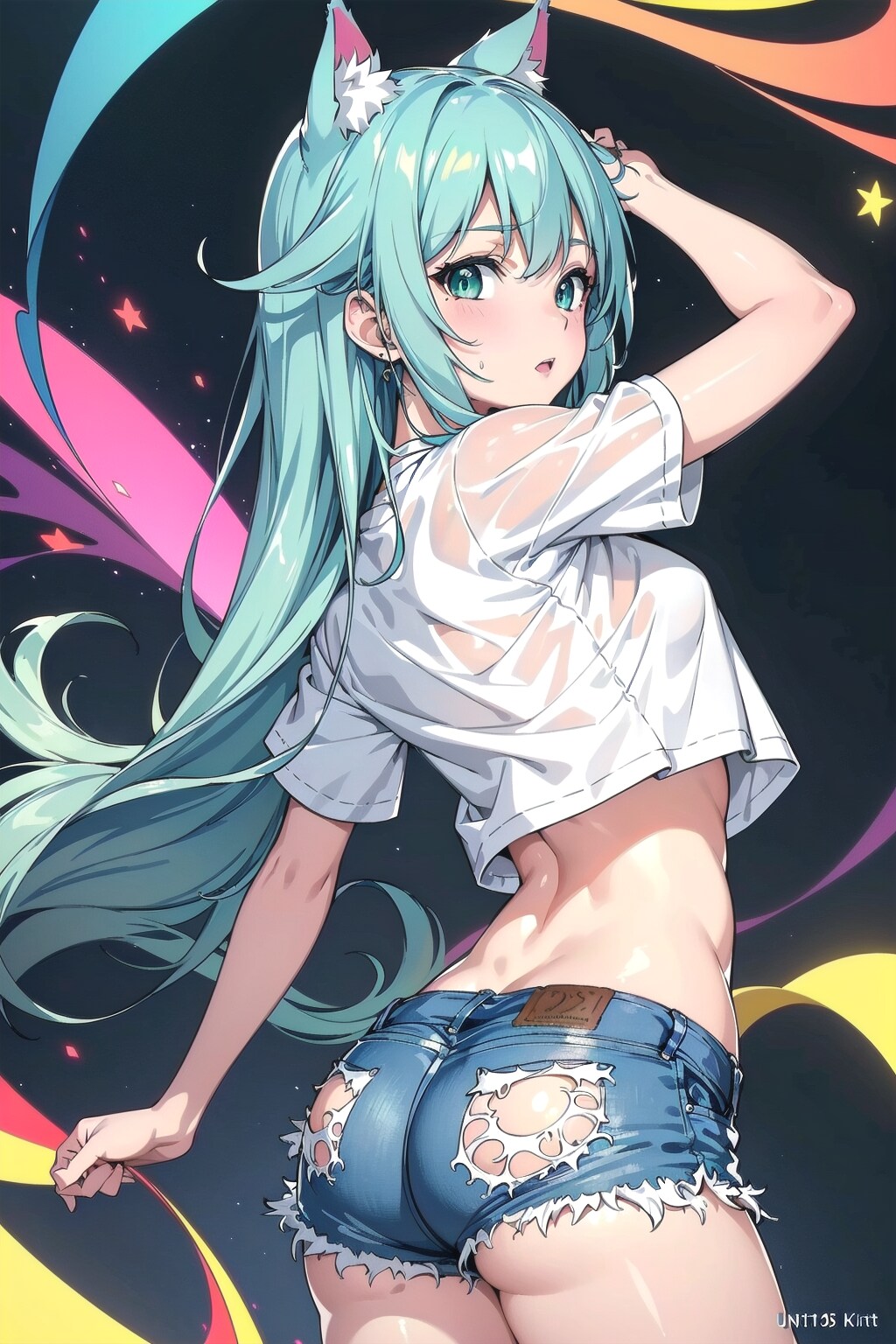 あらヤダ💦お尻に穴が開いちゃいました🐱💦