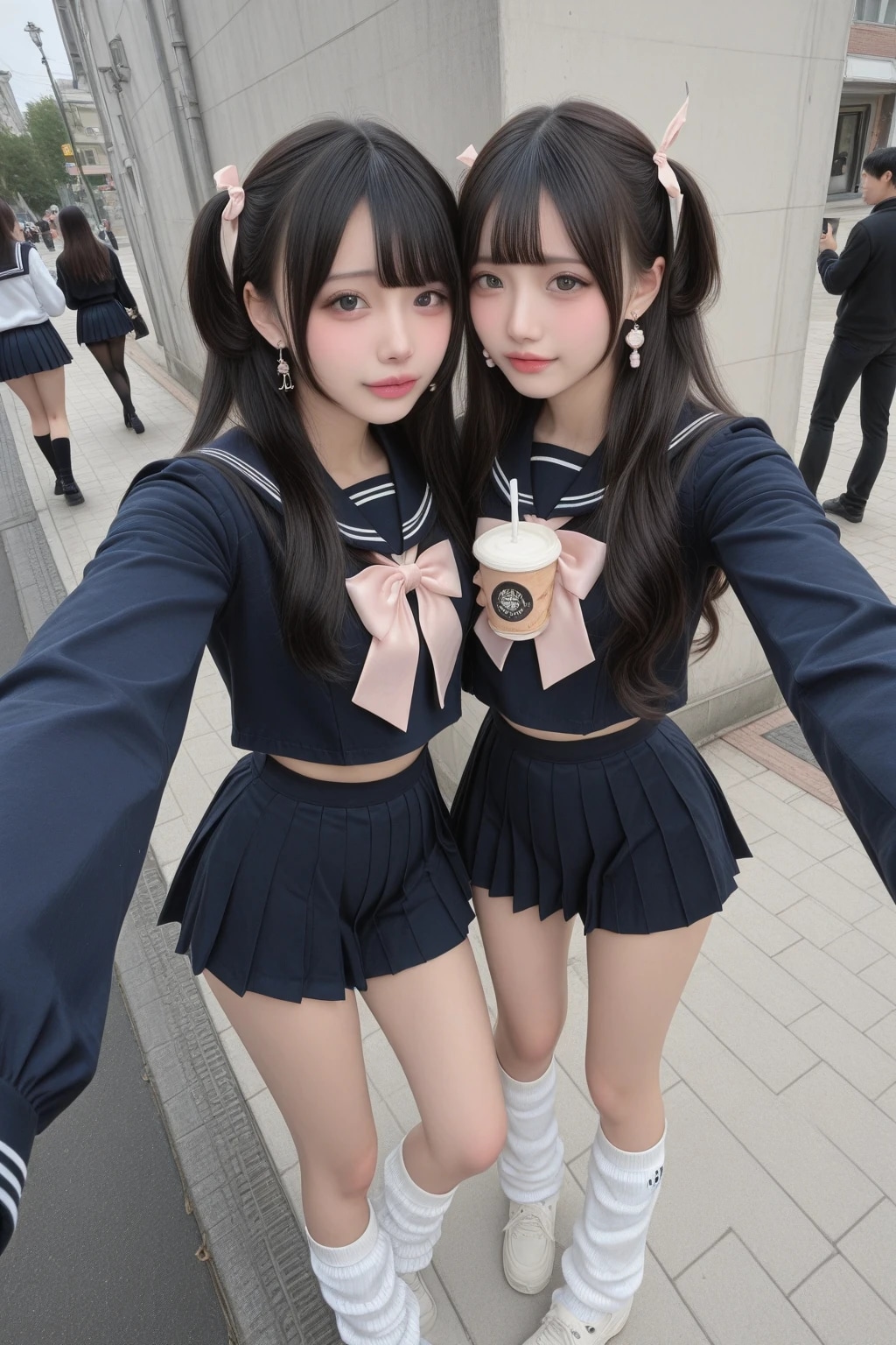 地雷系ちゃんのレズビアン024《女子高生の放課後デートSeaArt》