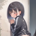 黒ジャージに精液 4枚目