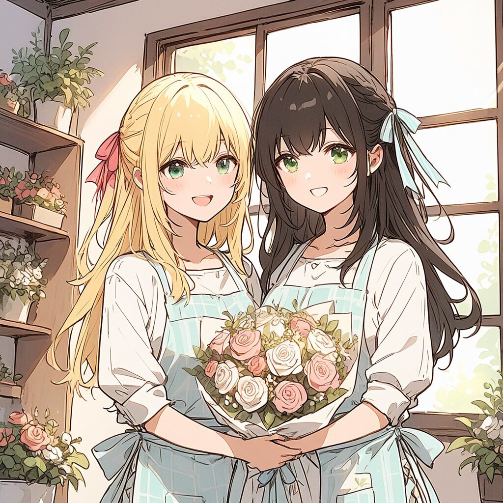 花屋の店先(職場体験編)