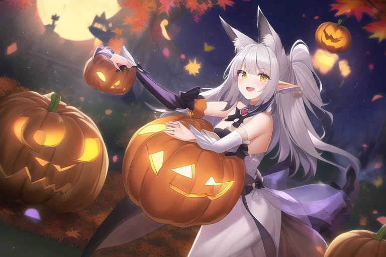 銀狐のハロウィン