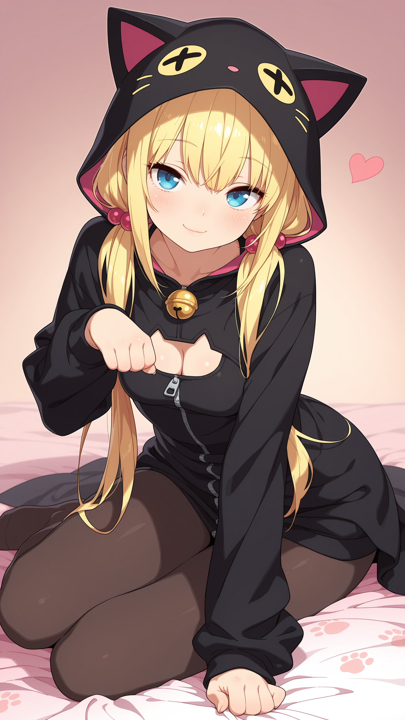 黒猫のコスの子