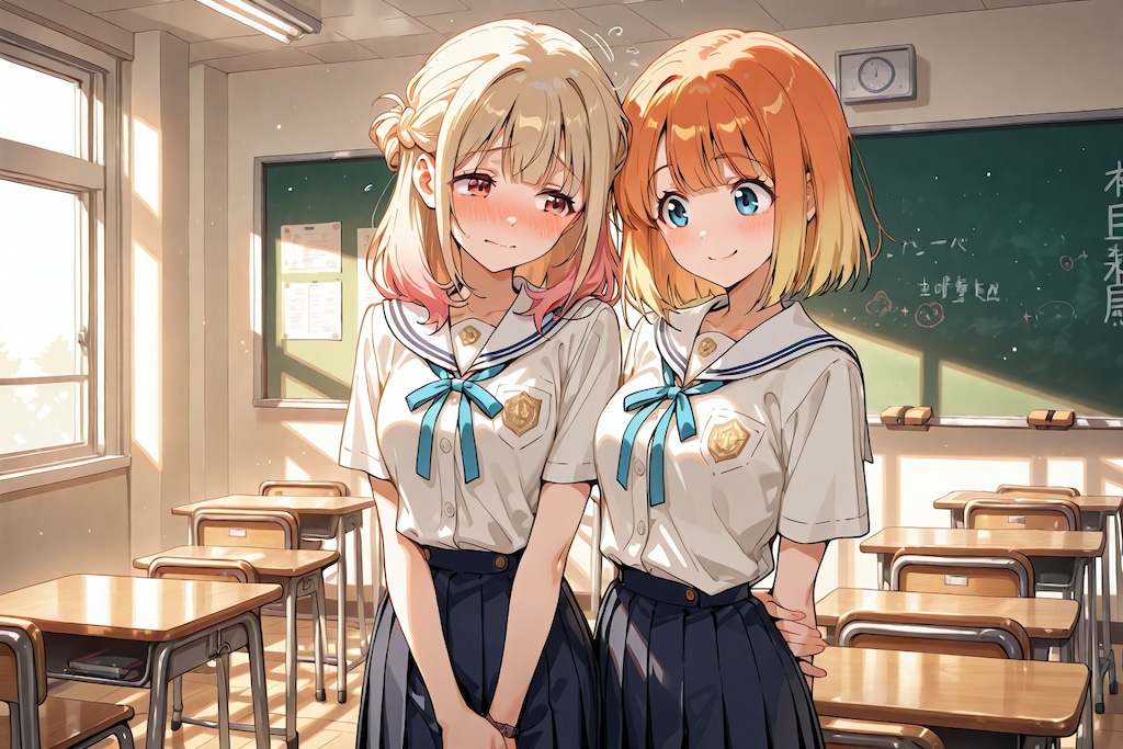 叱られるのも一緒