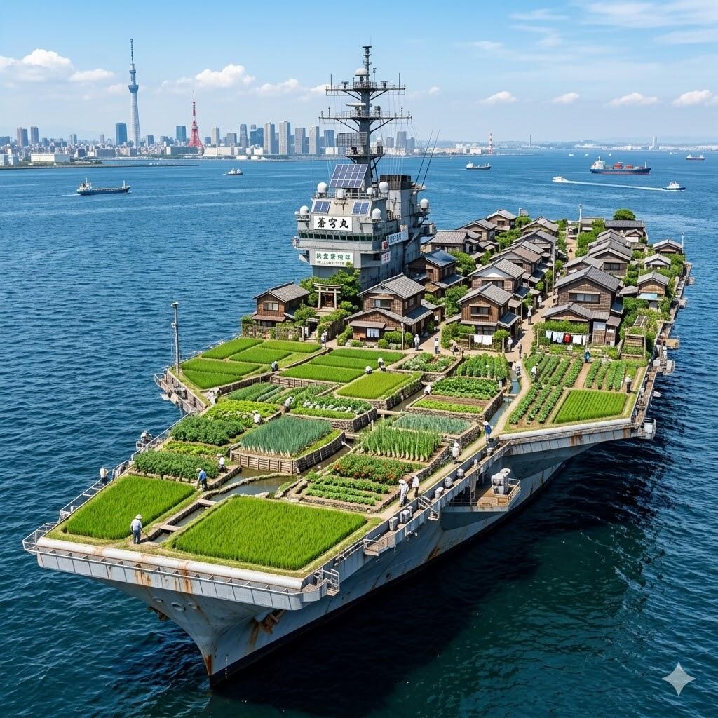 空母の段々畑