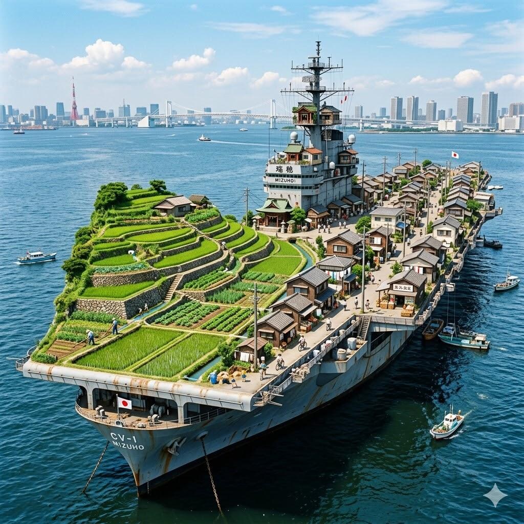 空母の段々畑