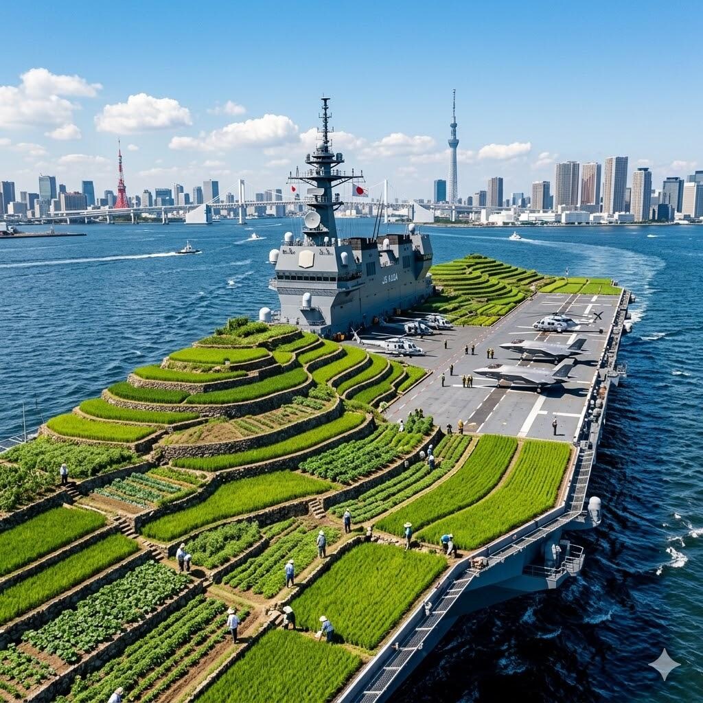 空母の段々畑