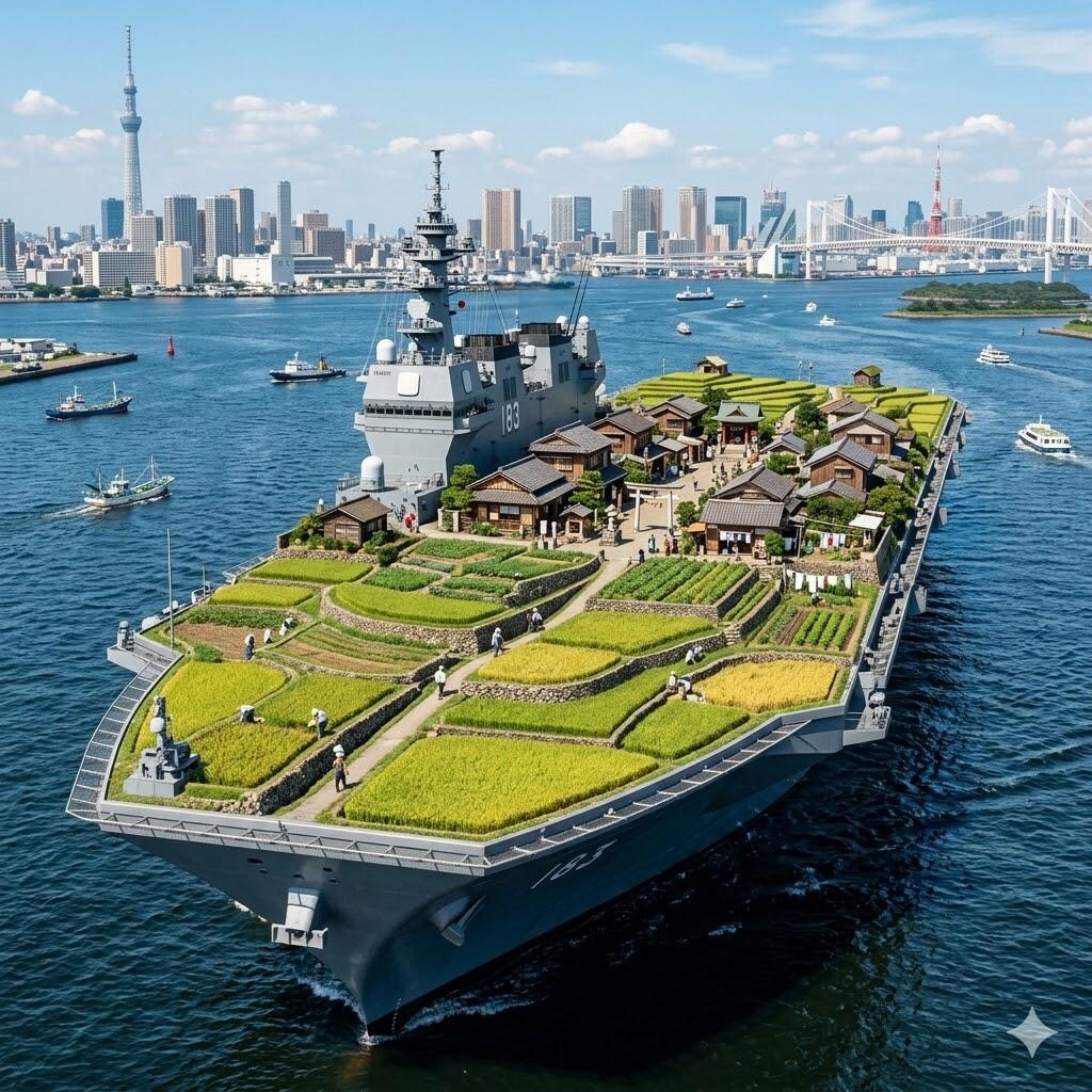 空母の段々畑