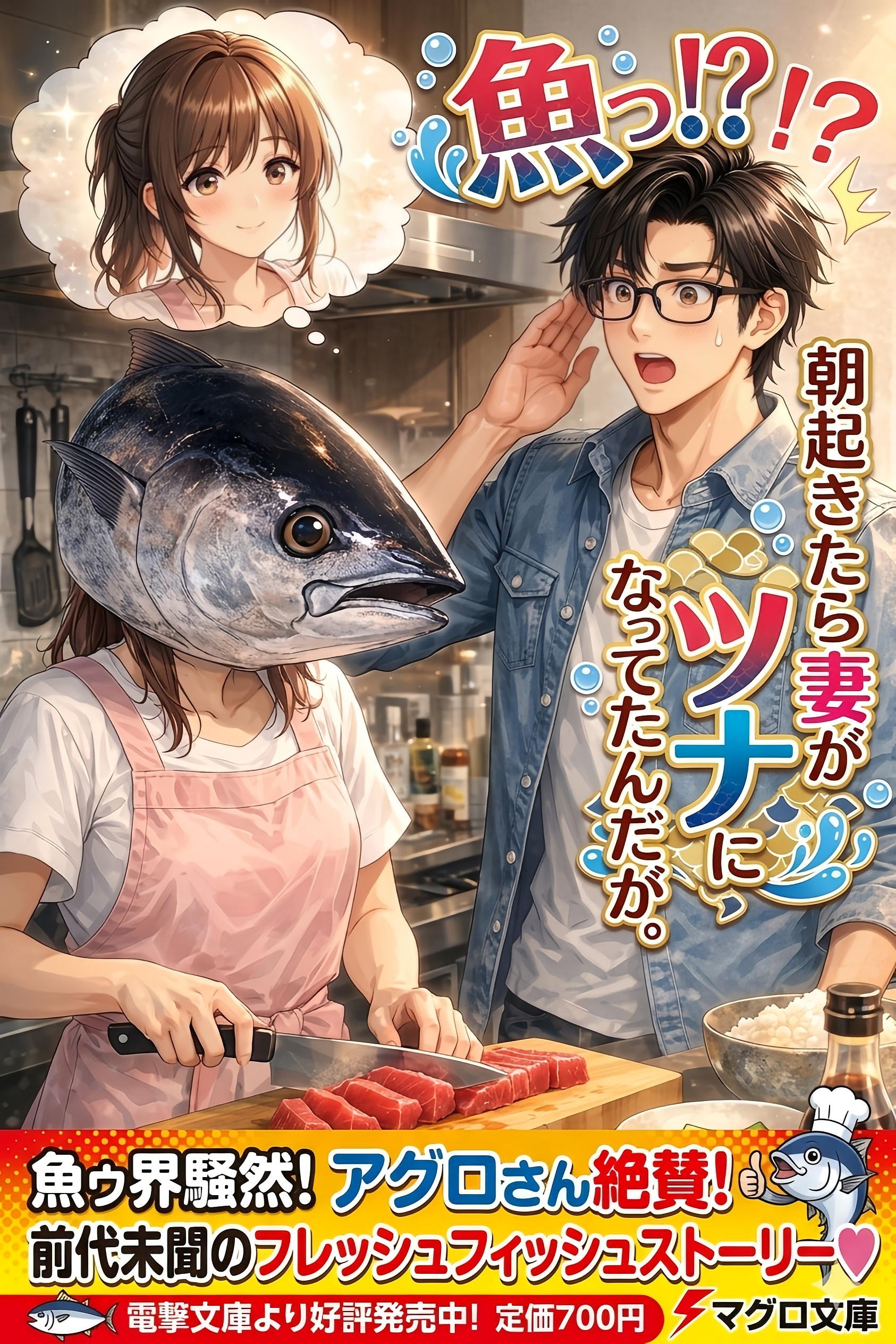 「魚(うお)っ！？朝起きたら妻がツナになってたんだが。」 | の人気AIイラスト・グラビア