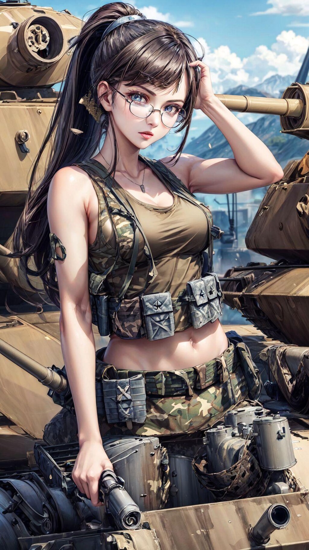 彼女はゆるふわファンタジー世界の住人です　（ミリタリー系）　すいません。前回投稿したときミスがあって再投稿です。