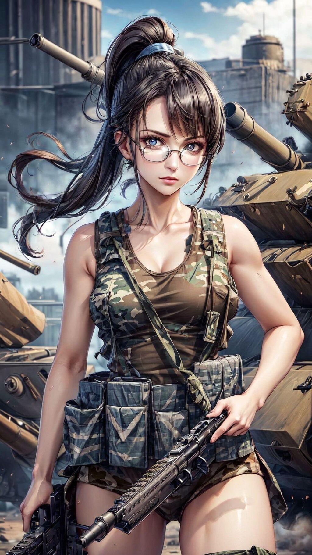 彼女はゆるふわファンタジー世界の住人です　（ミリタリー系）　すいません。前回投稿したときミスがあって再投稿です。