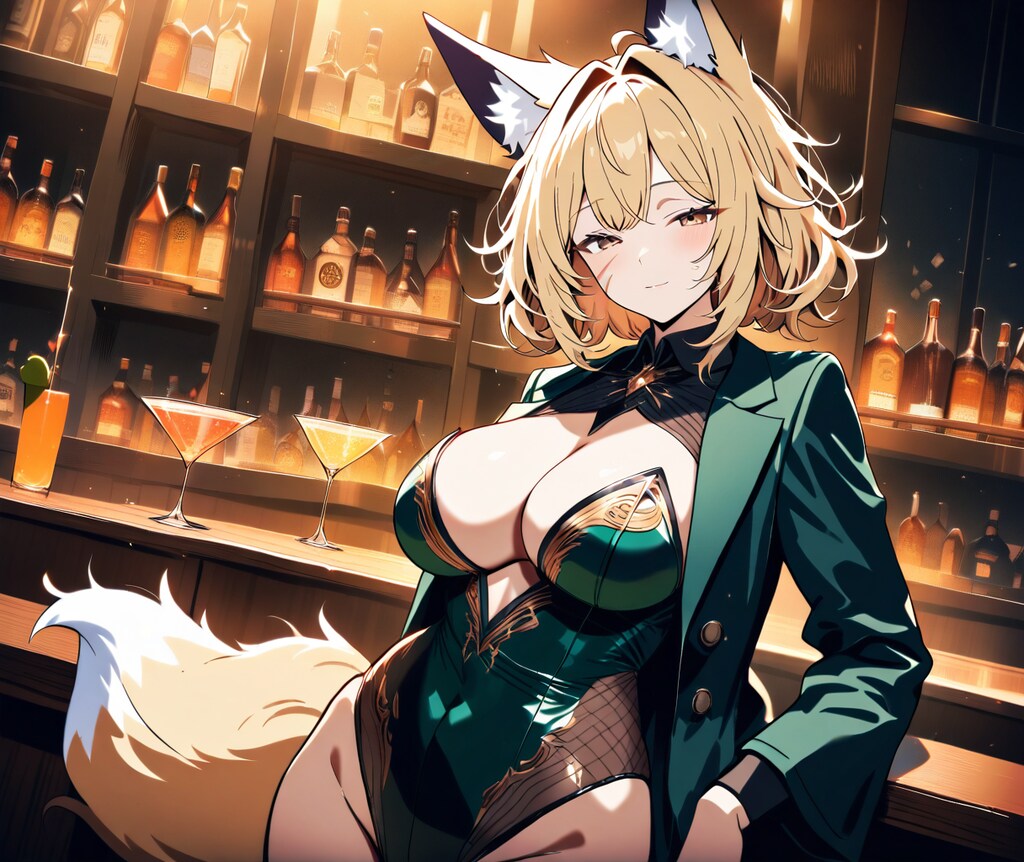 バーテンダー化け狐
