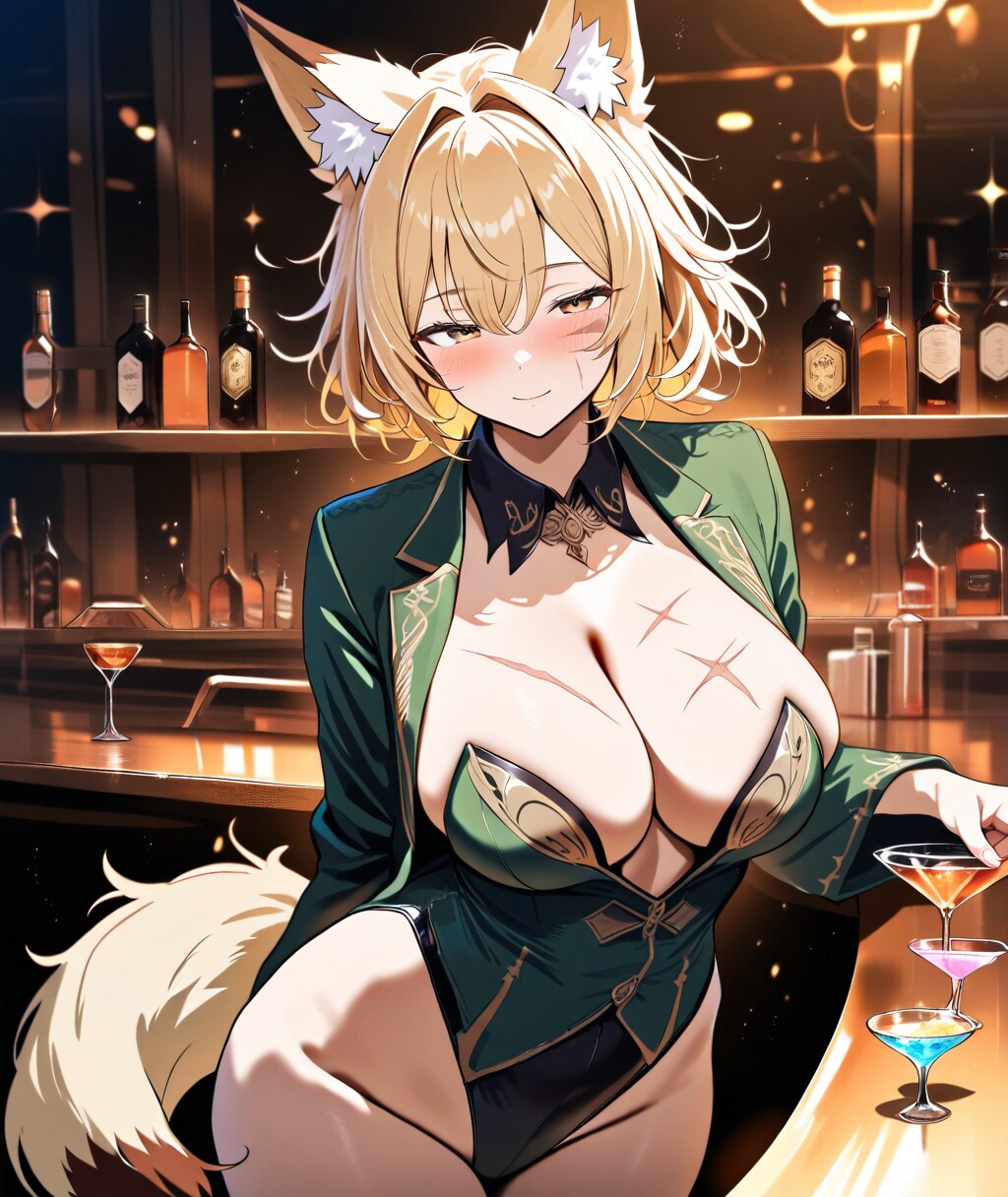 バーテンダー化け狐