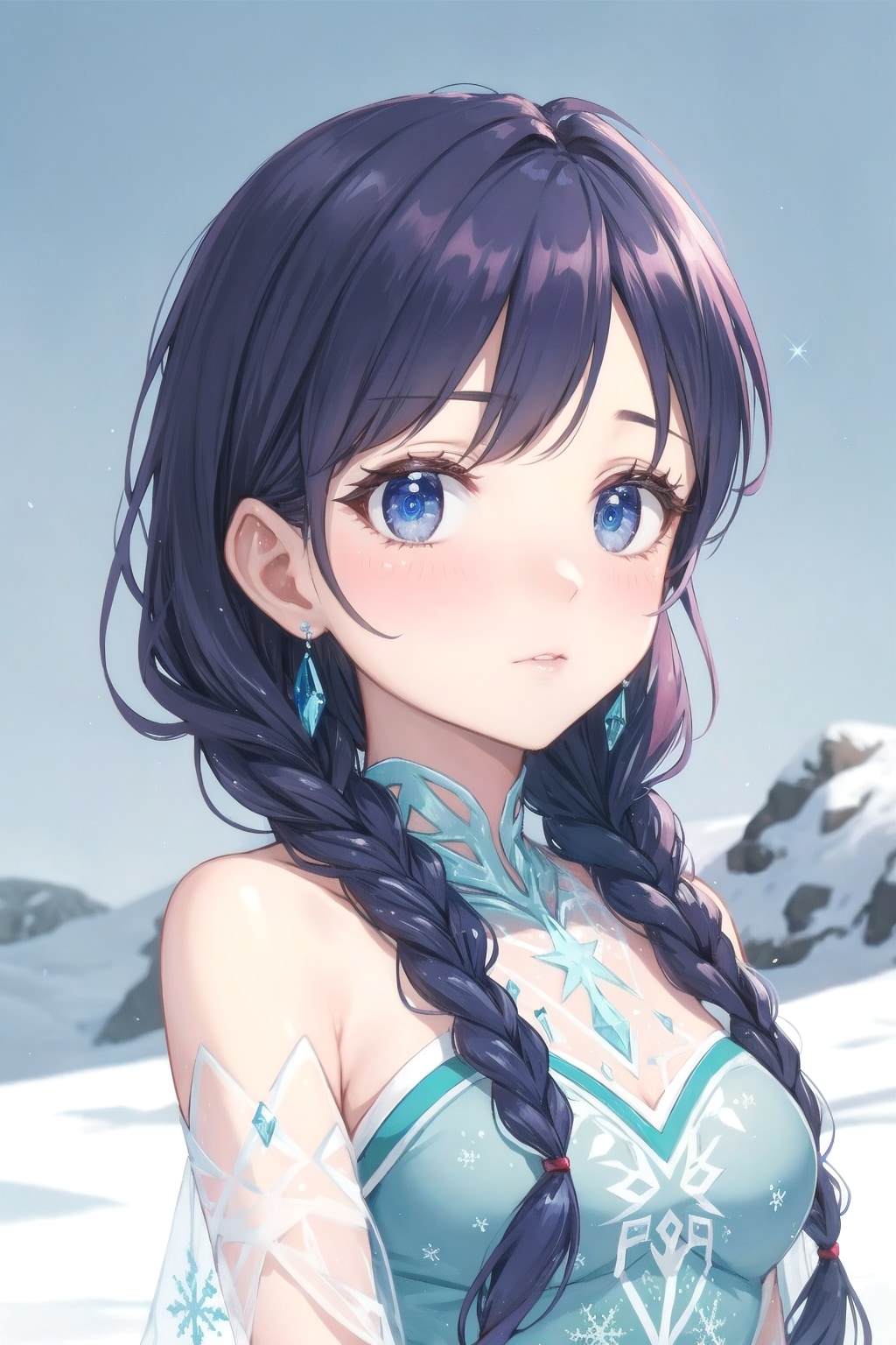 冷凍の美少女 | の人気AIイラスト・グラビア