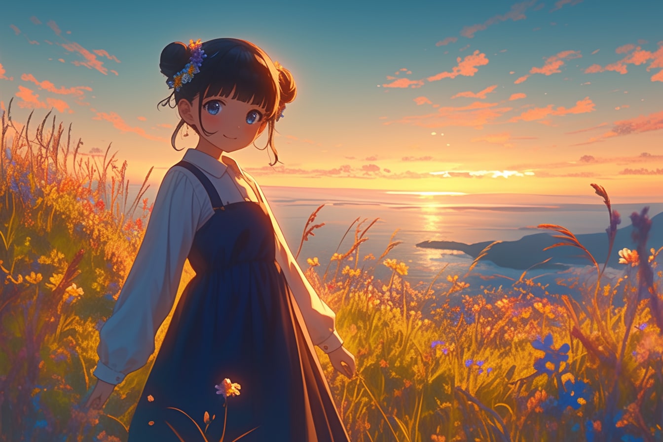 夕暮れのおだんごちゃん🍡✨198