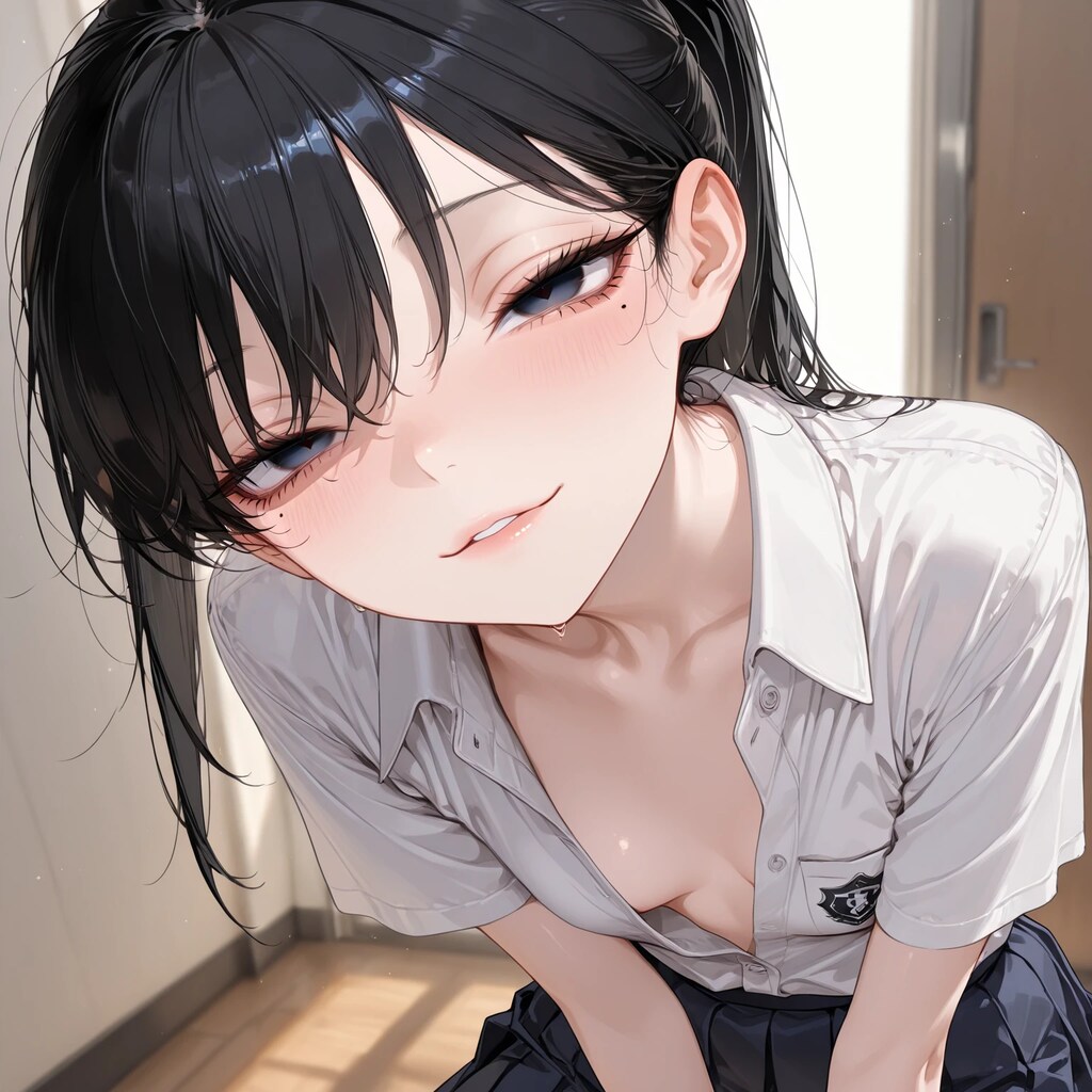 胸チラ