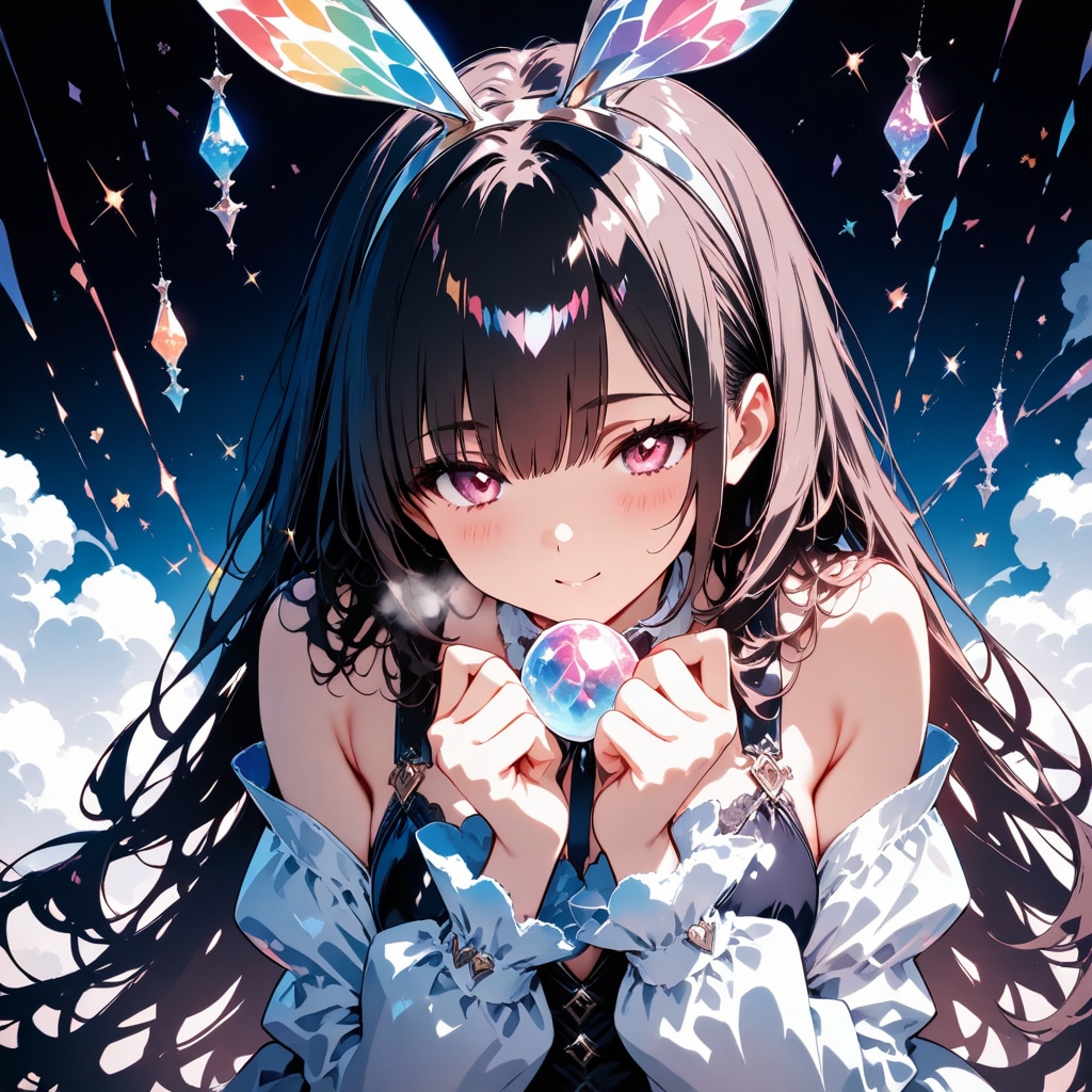 クリスタルな兎少女