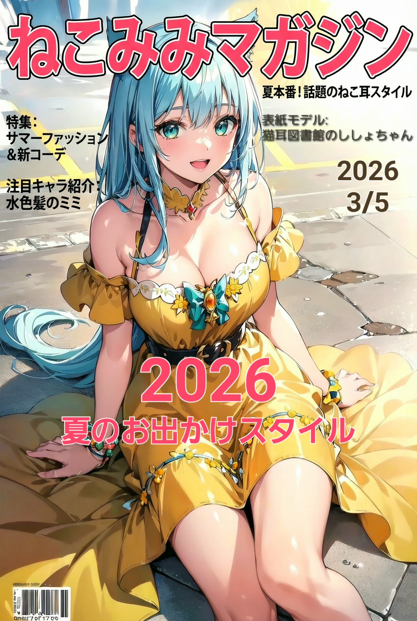 猫耳お姉さん情報誌「ねこみみマガジン」新刊📕✨🐱 | の人気AIイラスト・グラビア