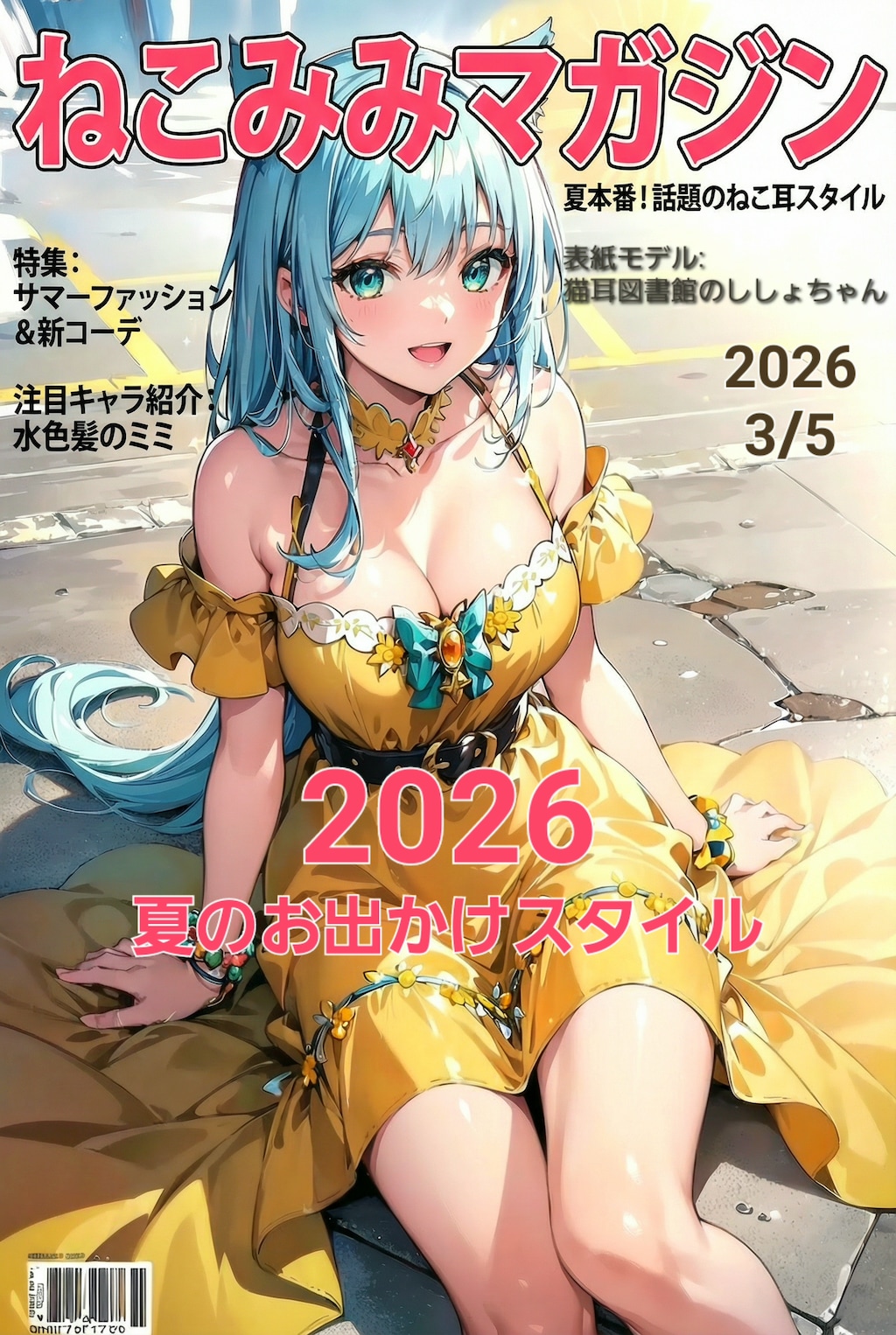 猫耳お姉さん情報誌「ねこみみマガジン」新刊📕✨🐱