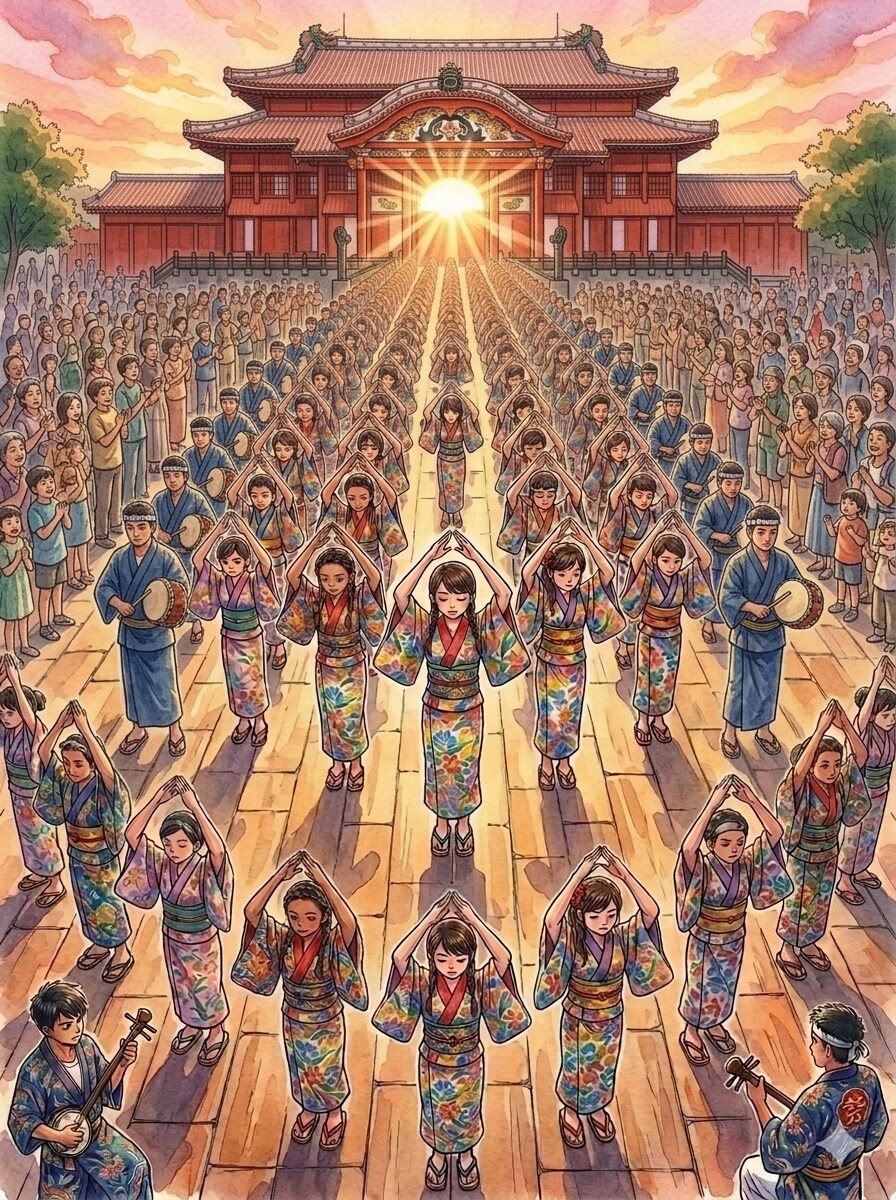 夕暮れカーチャーシ