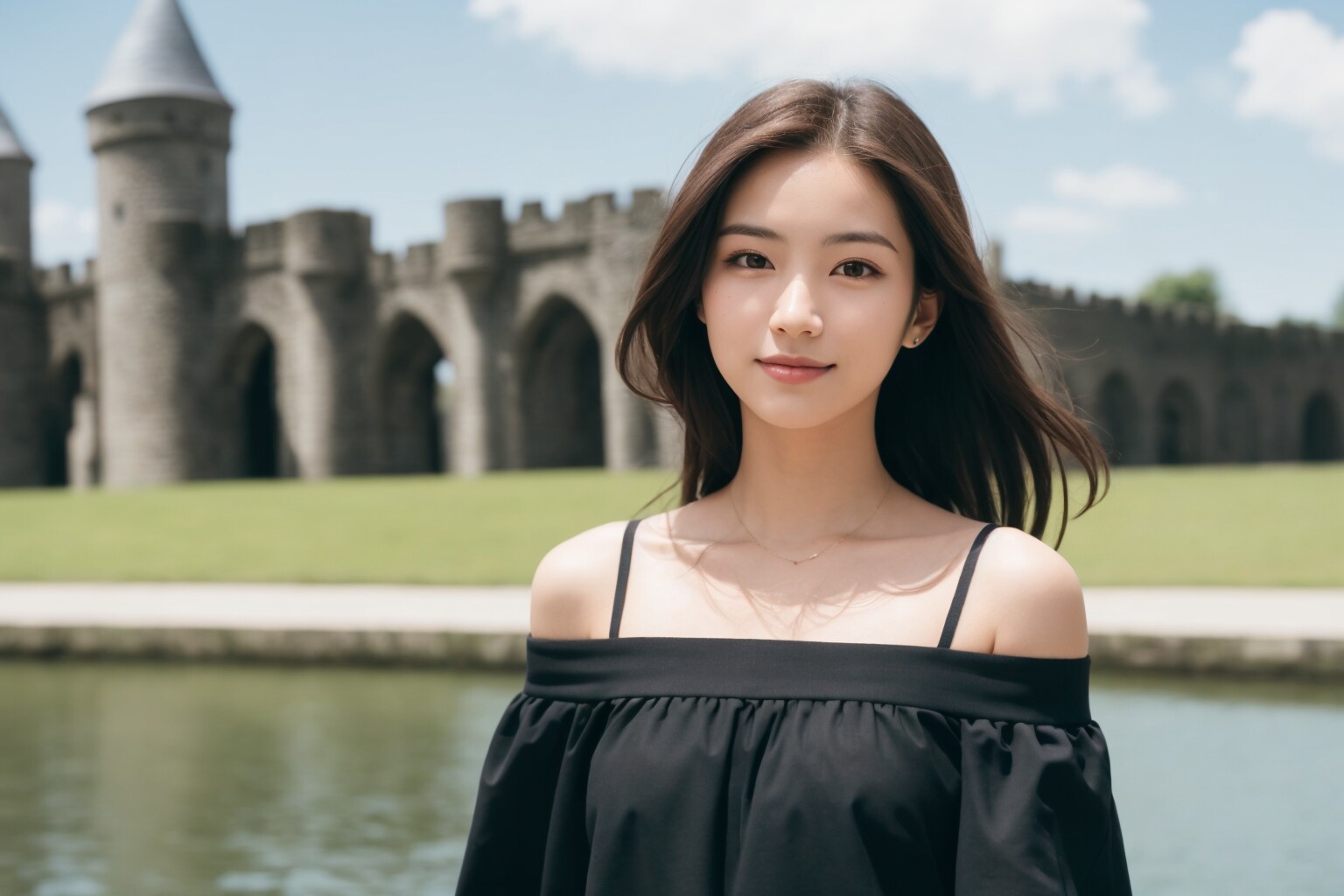 美少女図鑑1181　フランドル伯爵の城　ベルギー