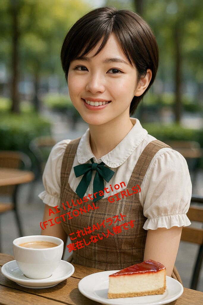 何度か目のショートカットにされた美少女
