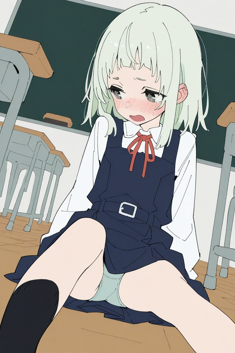 前髪ぱっつんちゃん（パンチラ）