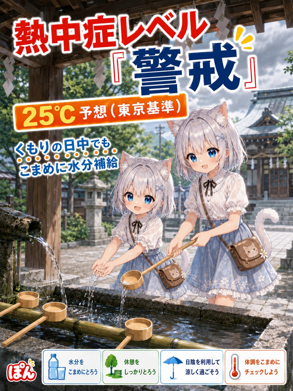 今日は警戒です