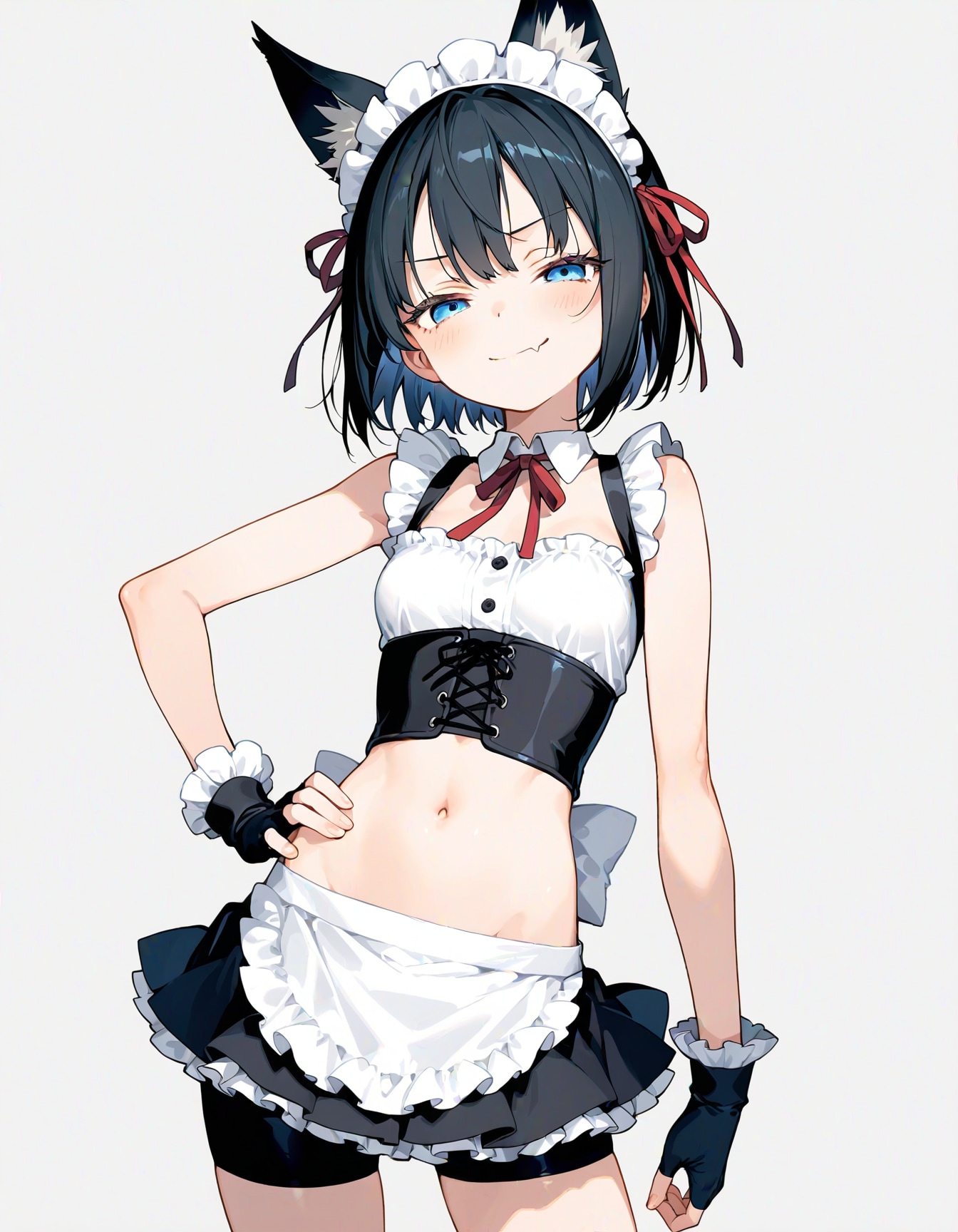 夏服メイド