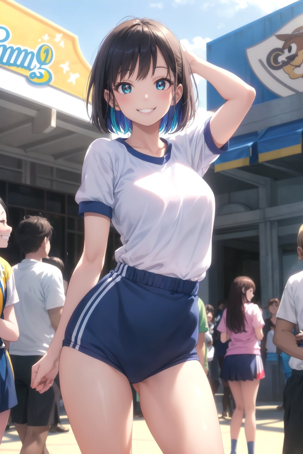 修学旅行でもブルマ時代　〜制服のある風景〜