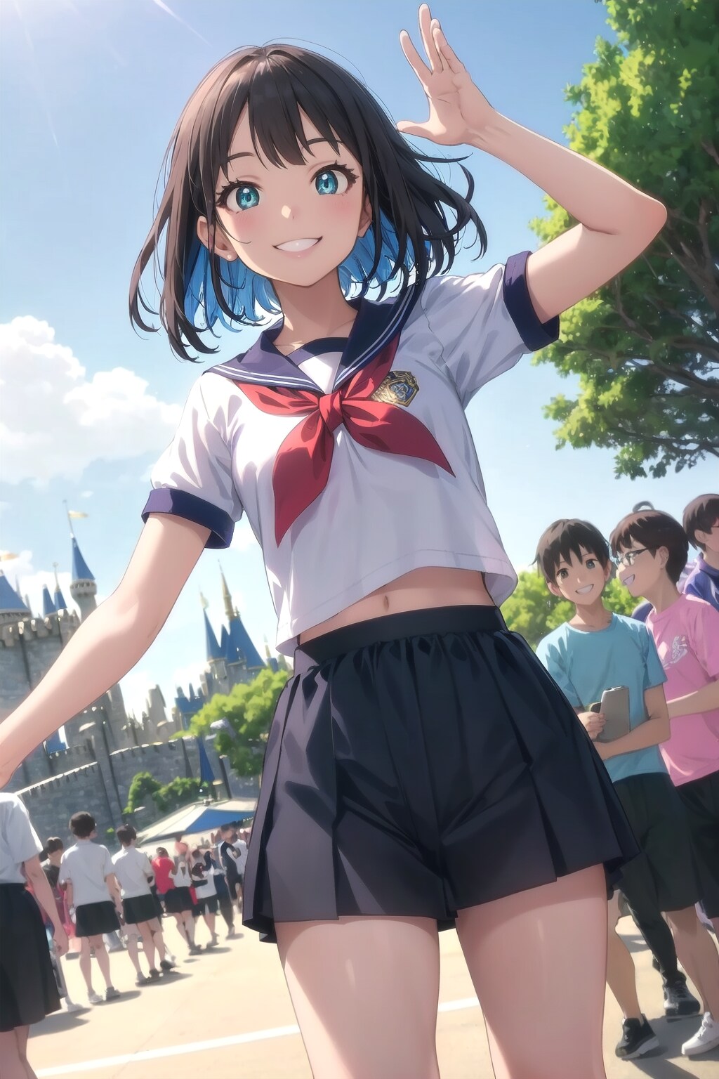 修学旅行でもブルマ時代　〜制服のある風景〜