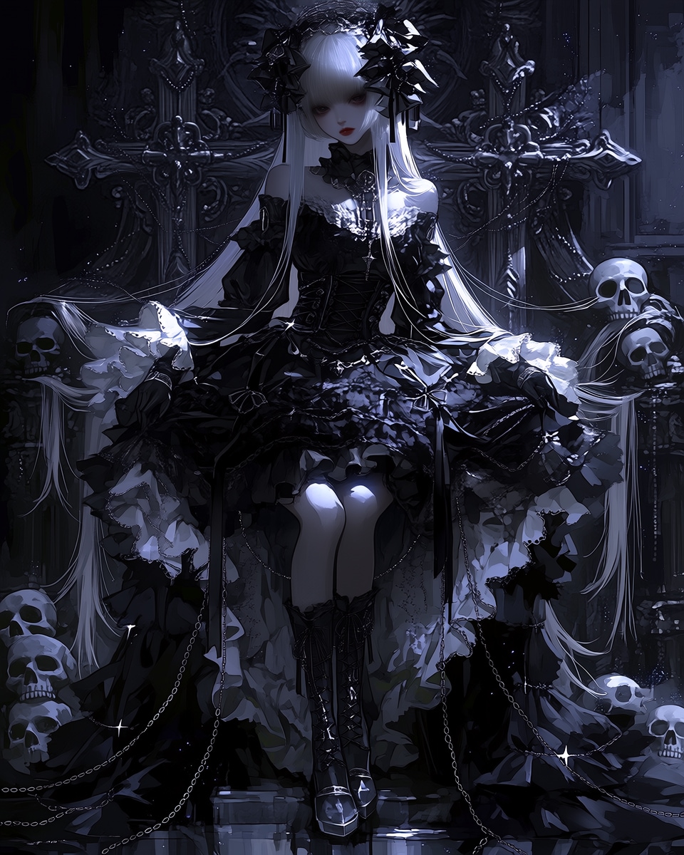 ゴスロリ | の人気AIイラスト・グラビア