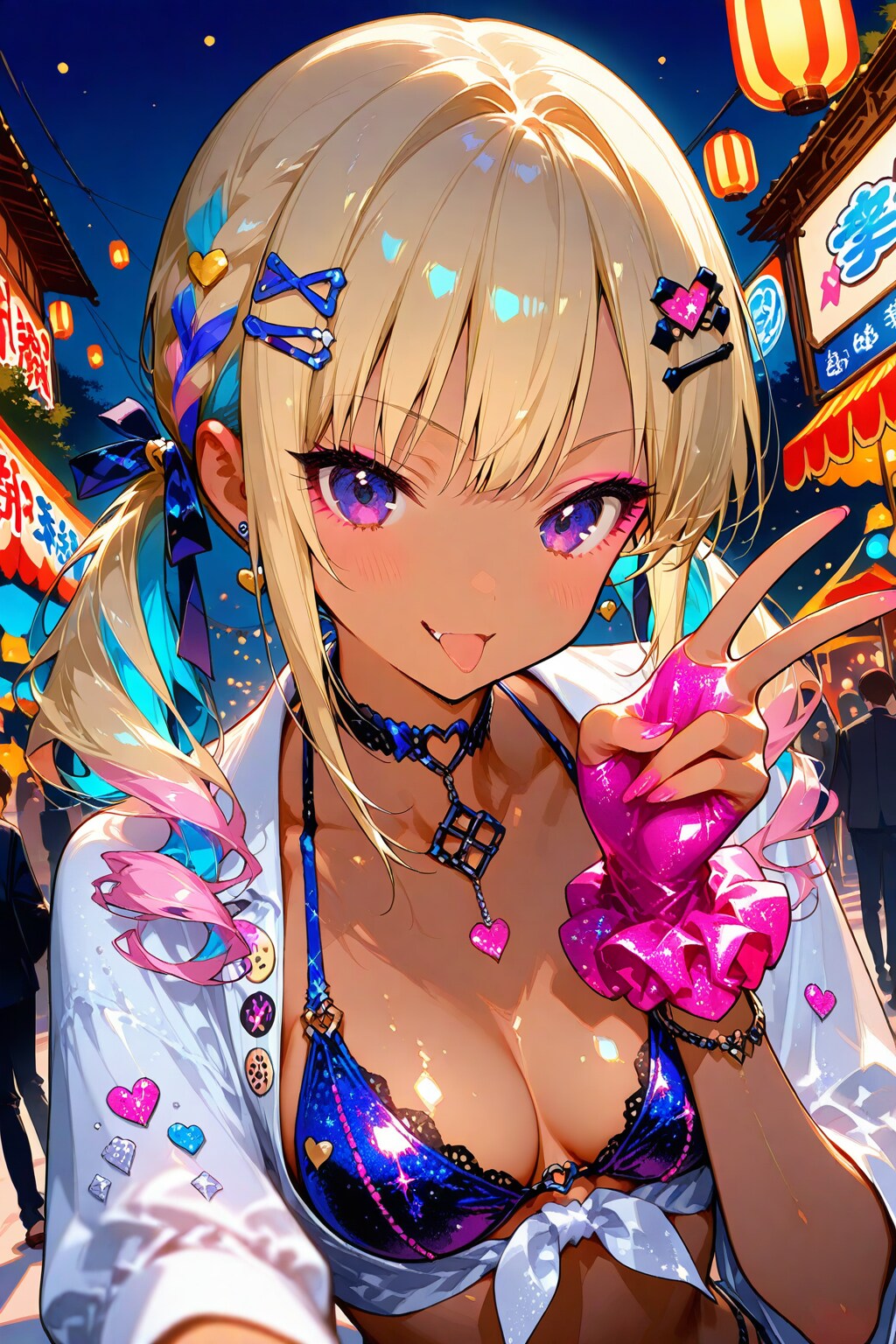 お祭りとギャルちゃん