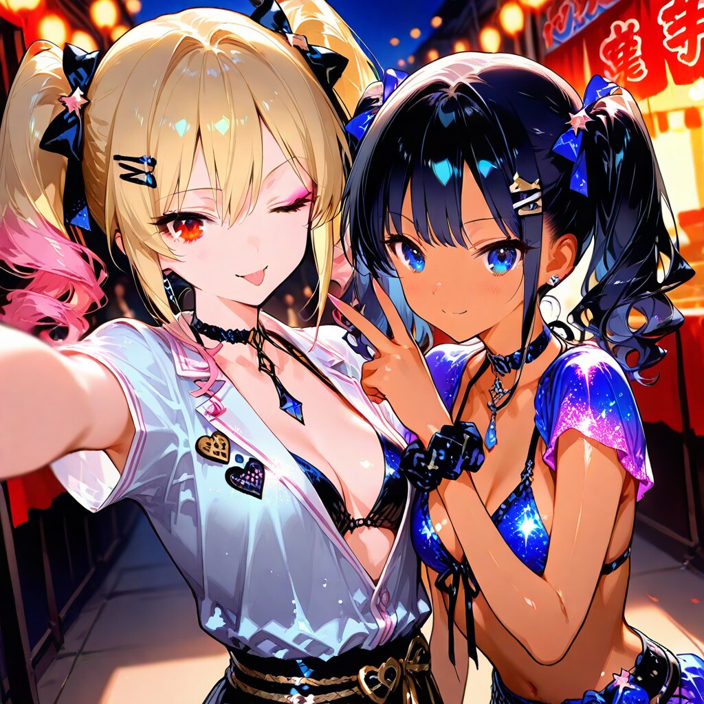 お祭りとギャルちゃん