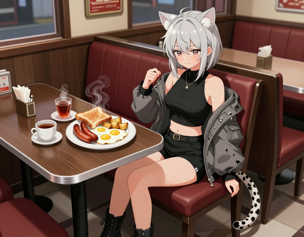 ZIT食堂で朝食を | の人気AIイラスト・グラビア