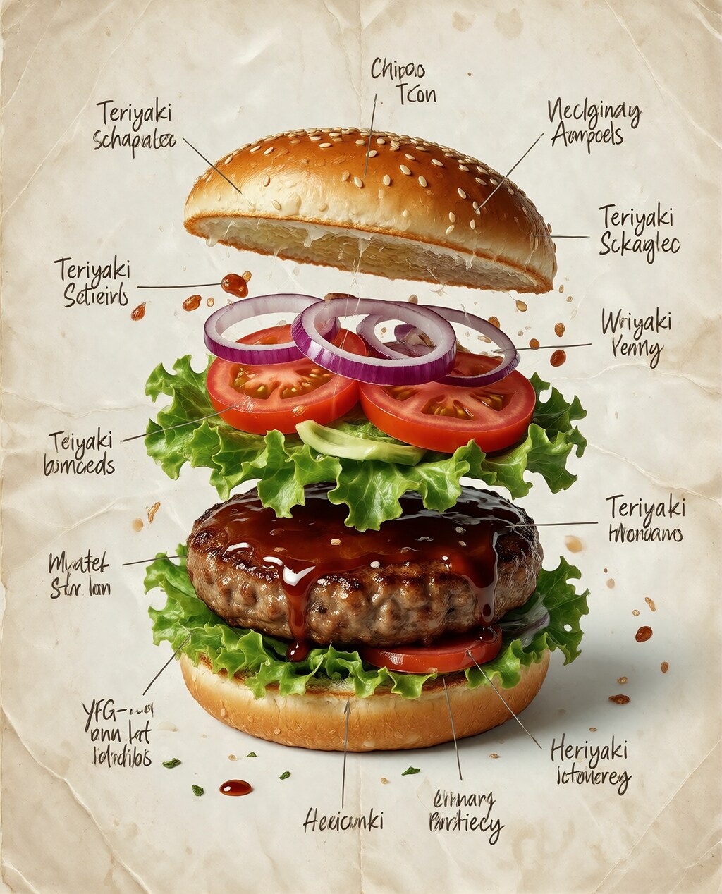Breakdown Teriyaki Burger!