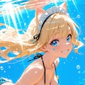 水中遊泳　ルミナ 2枚目