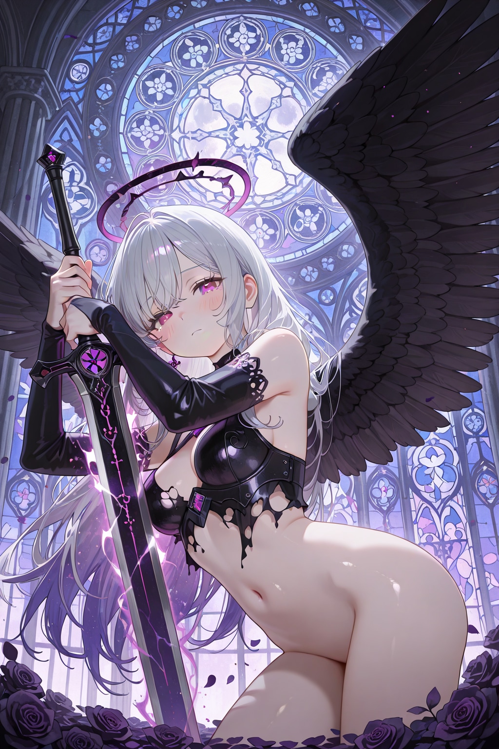 悲哀の黒天使の敗北