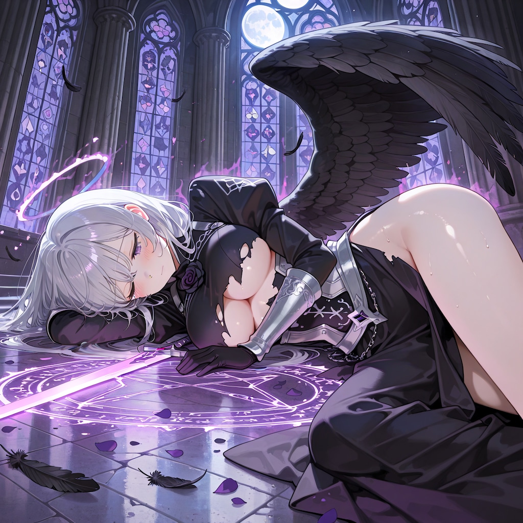 悲哀の黒天使の敗北