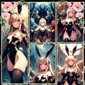バニーガール　コラージュ 3枚目