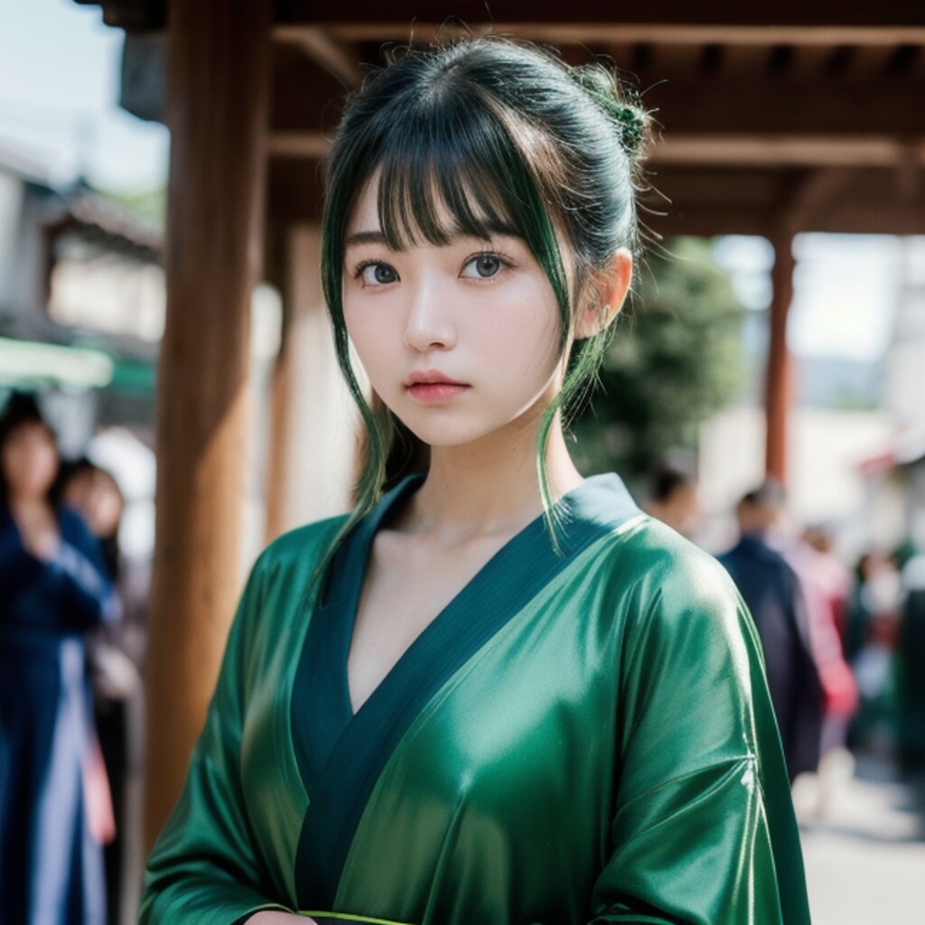 市場の看板娘
