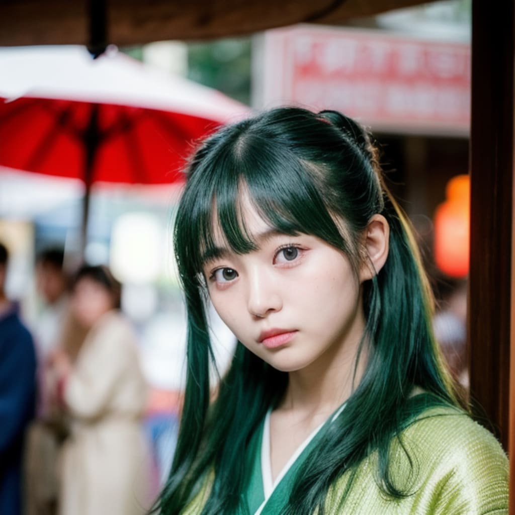 市場の看板娘