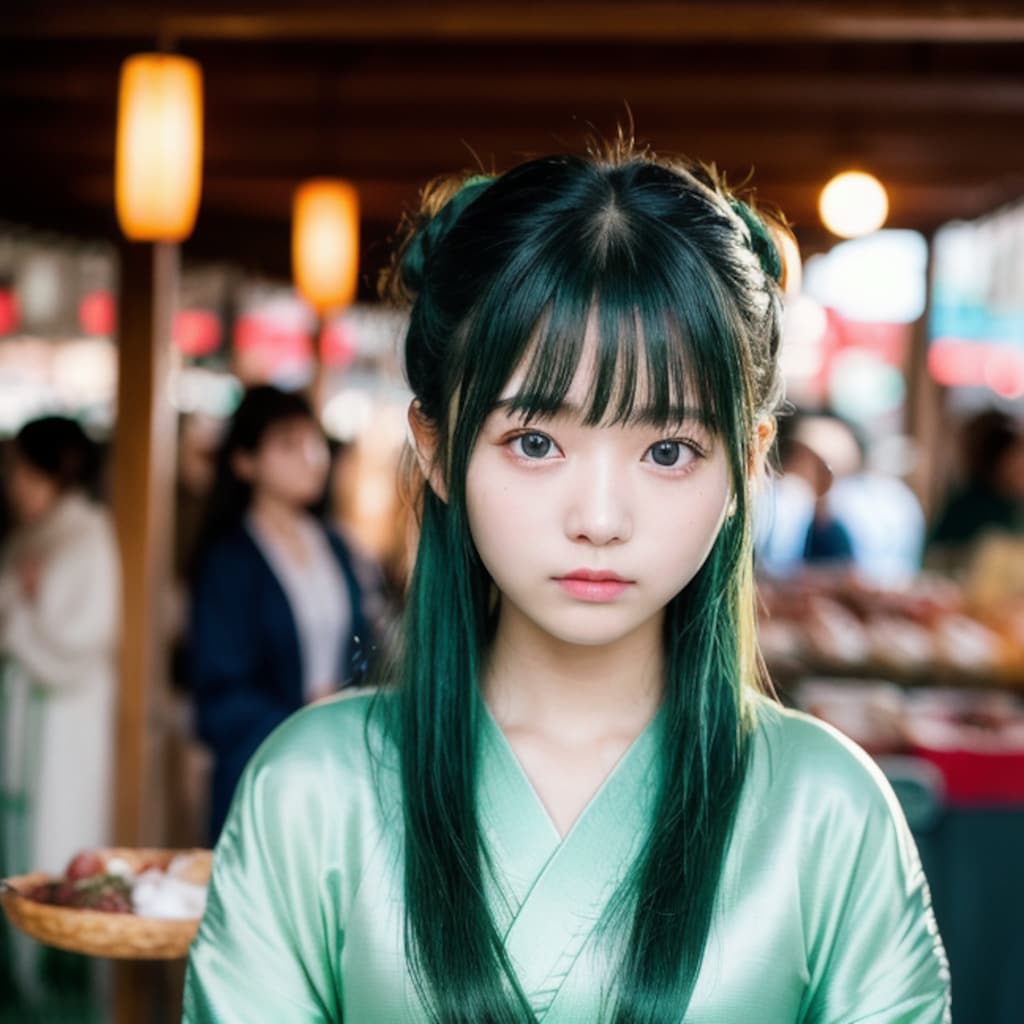 市場の看板娘