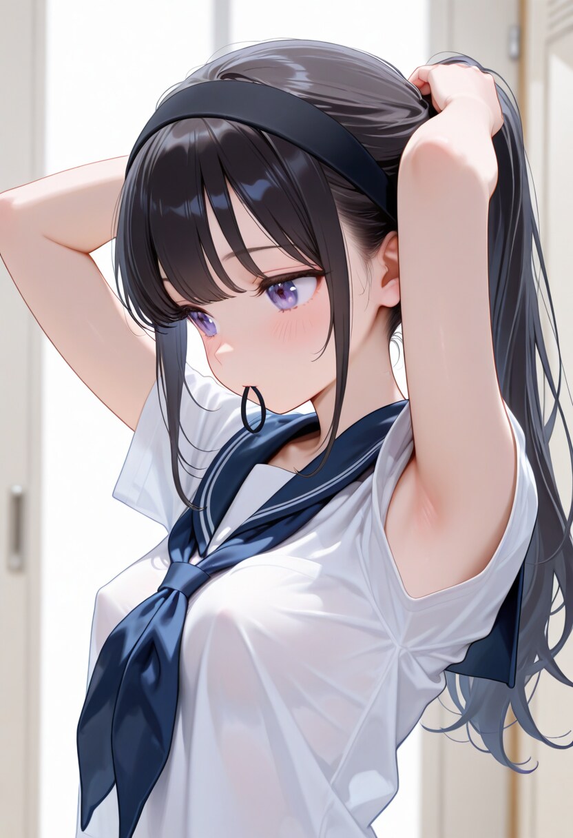 髪を結う