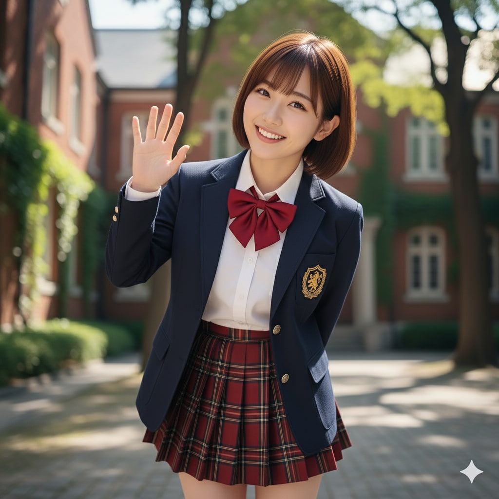 ＪＫ_キャンパスで