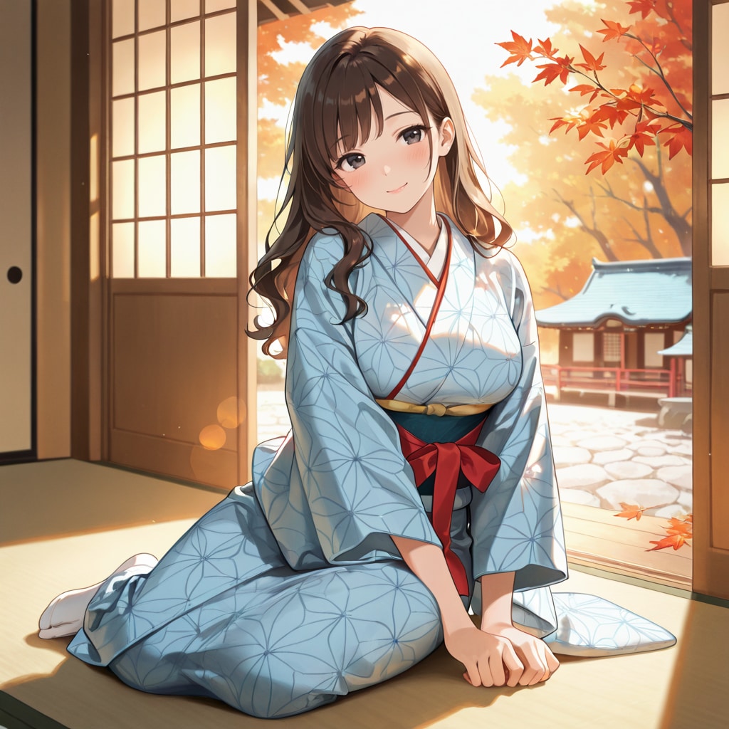 澪ちゃん、優雅に佇む