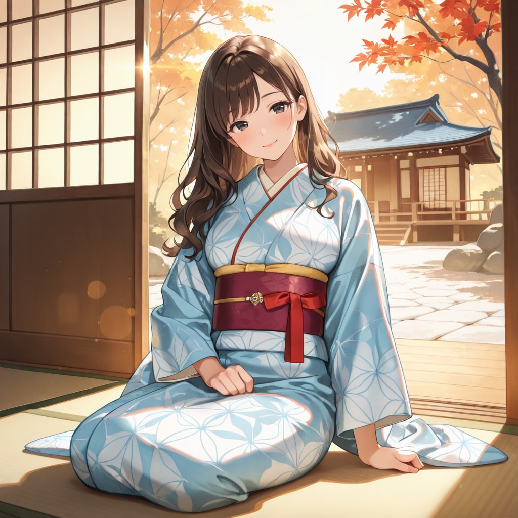 澪ちゃん、優雅に佇む