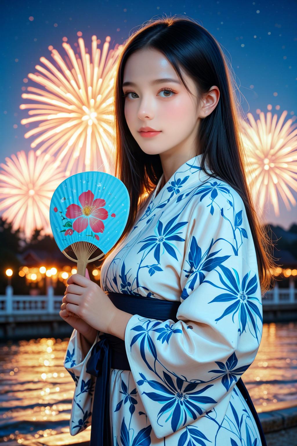 花火をしよう！企画参加投稿 | の人気AIイラスト・グラビア